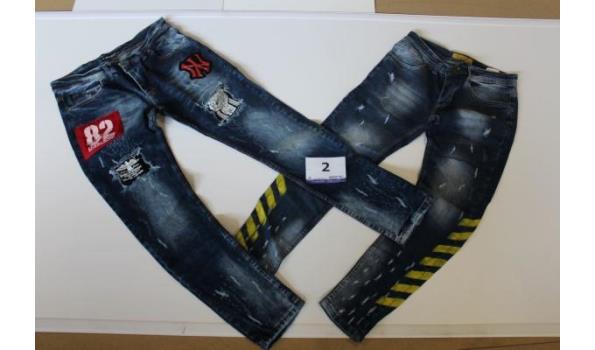 2 jeansbroeken, CHARJ Jeans, m 32 en 34